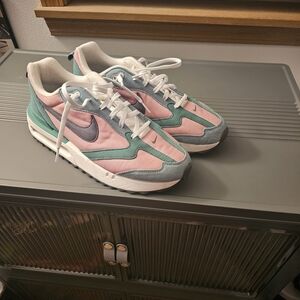 Nike Pastel Pink and Teal Sneakers